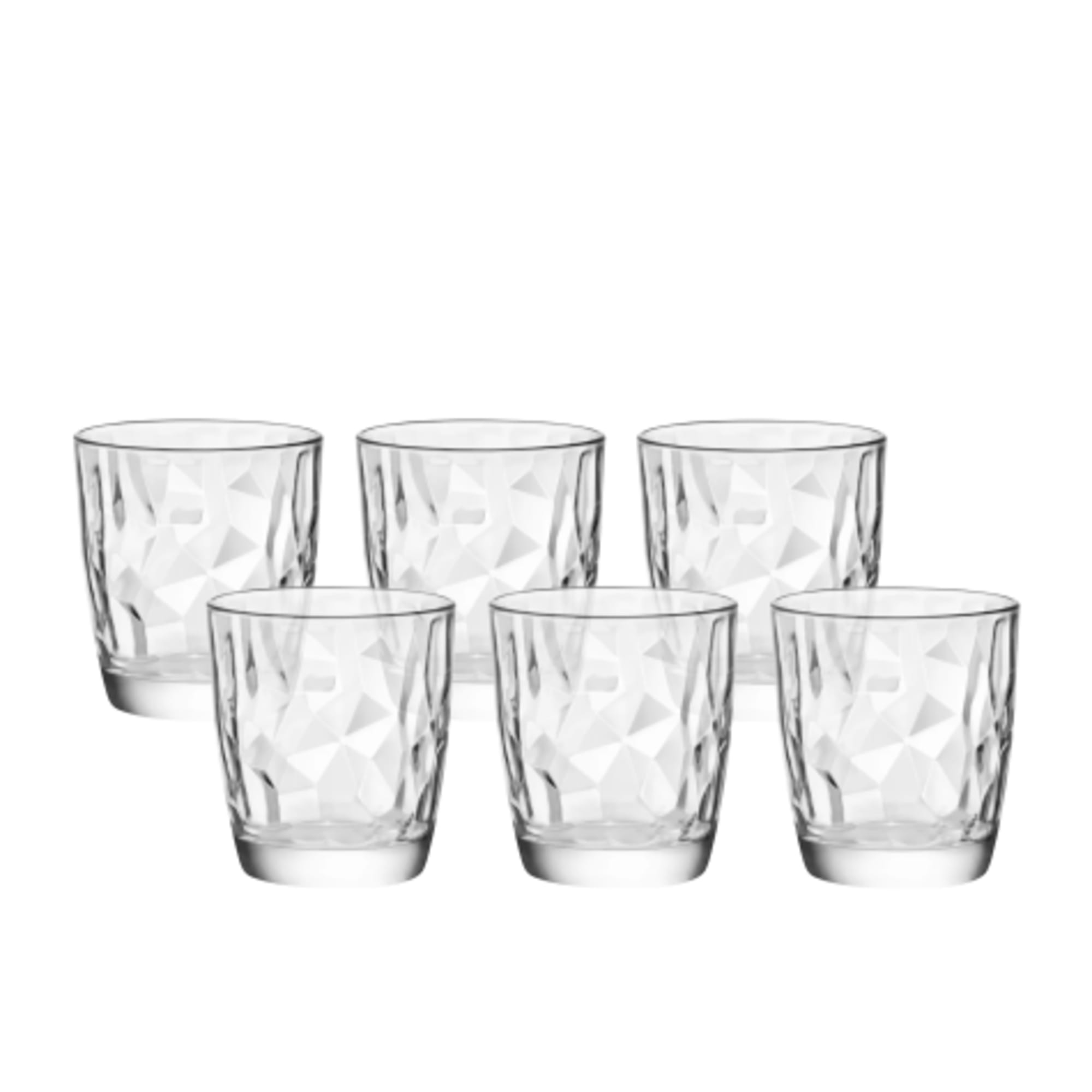 6 Vasos Bormioli Rocco Diamond Transparente 39cl - Cafés Damasol